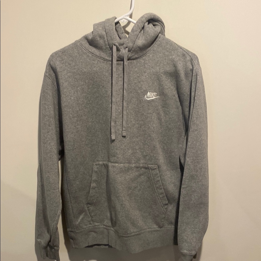 Nike Men's Charcoal Gray Hoodie